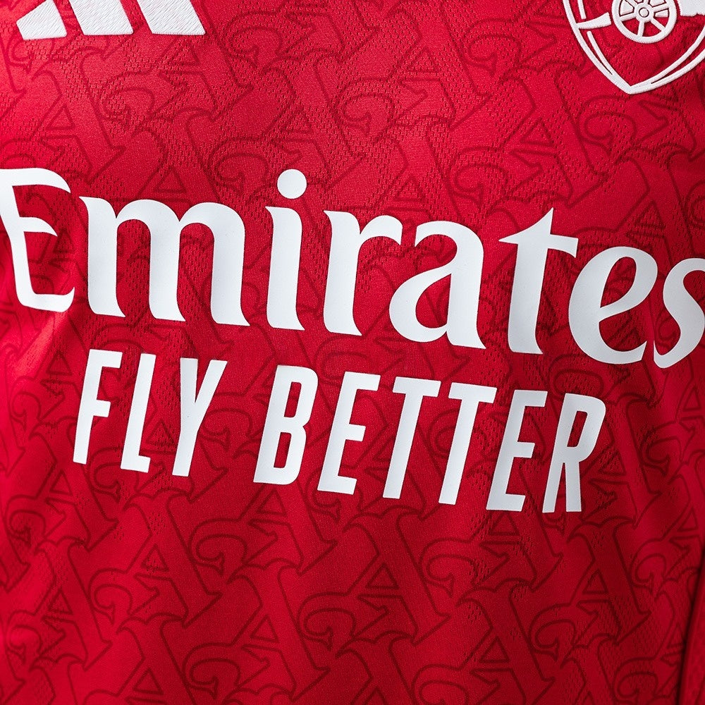 Player Version Arsenal Jersey 25/26 Home Football Kit Long Sleeves Player Version
