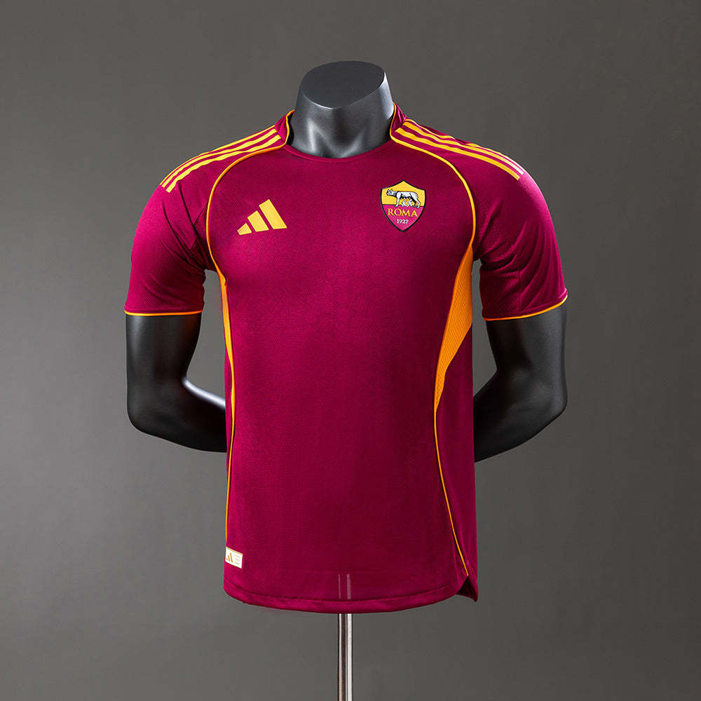 Player Version AS Roma Jersey 25/26 Home Football Kit Player Version