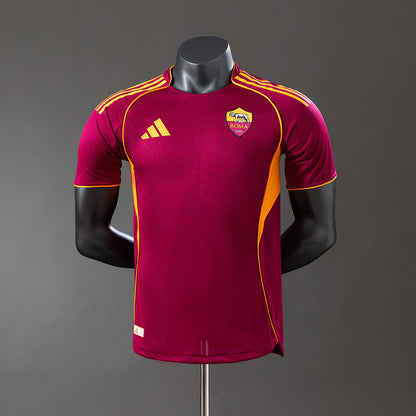 Player Version AS Roma Jersey 25/26 Home Football Kit Player Version