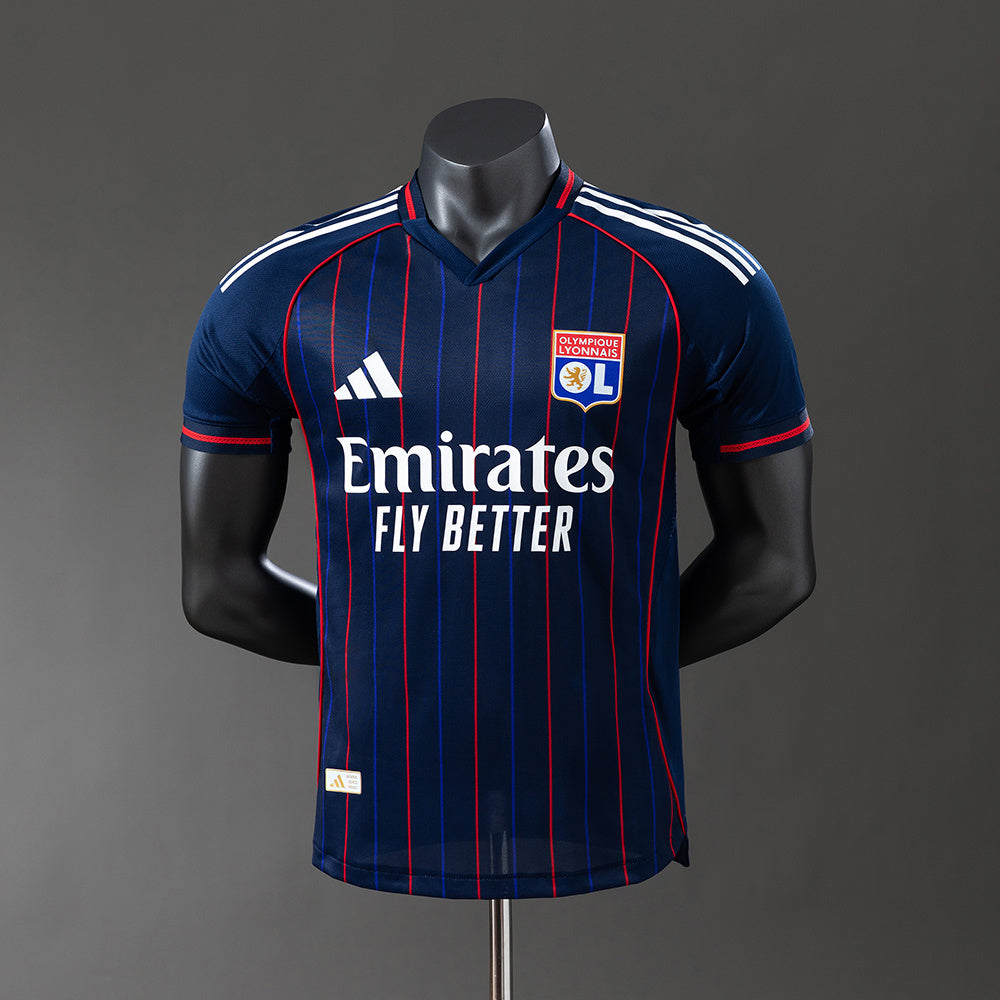 Player Version Olympique Lyonnais Jersey 25/26 Away Football Kit Player Version