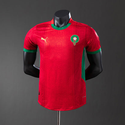 Player Version Morocco Jersey 25/26 Home Football Kit Player Version