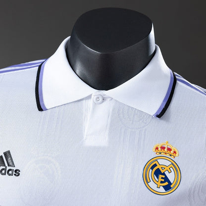 Player Version Real Madrid Jersey 2022-23 Home Retro Football Kit Player Version
