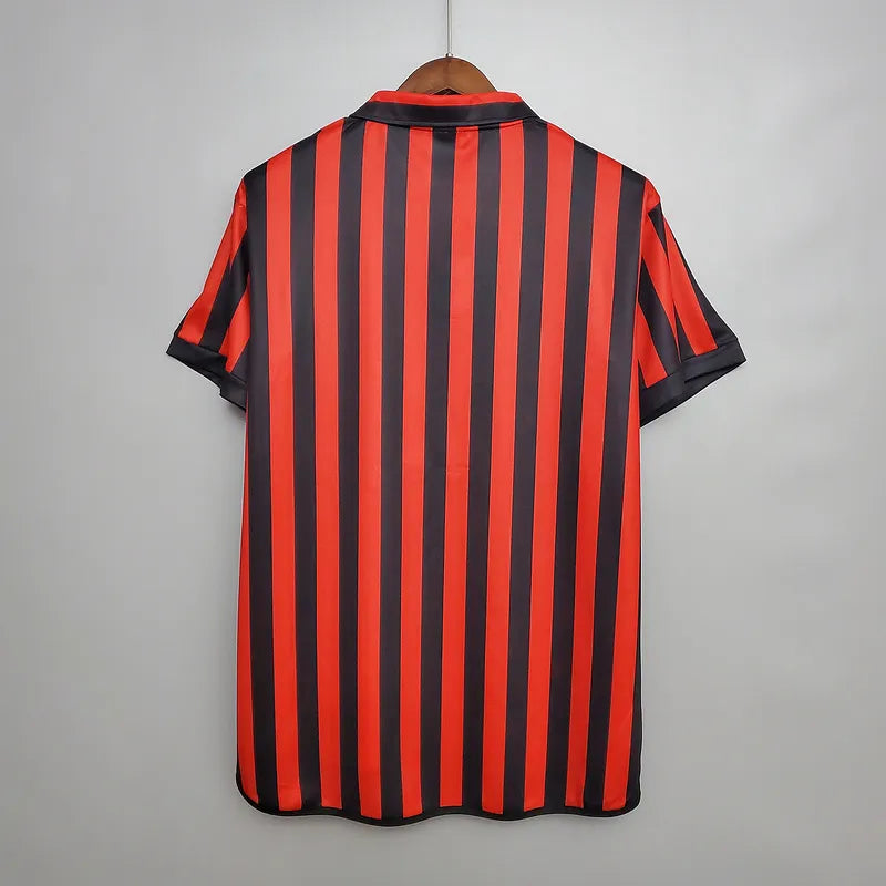 AC Milan Retro Jersey 1999/2000 Home Football Jersey Soccer Shirt