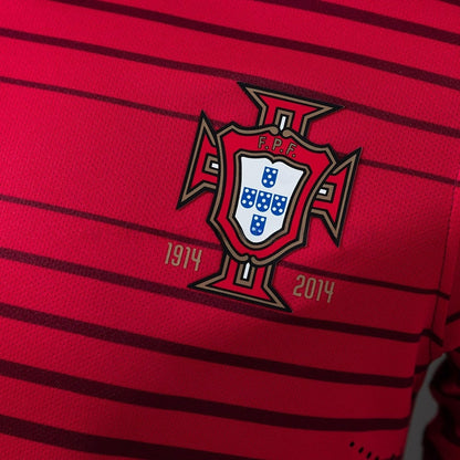 Player Version Portugal Jersey 2014 Home Retro Football Kit Player Version
