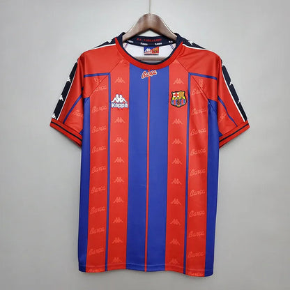 Barcelona Jersey Home Kit 1997/98 Retro