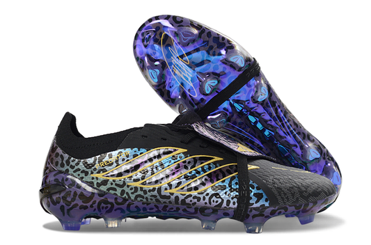 Predators Elite Cleats With Tongue Purple and Black #14