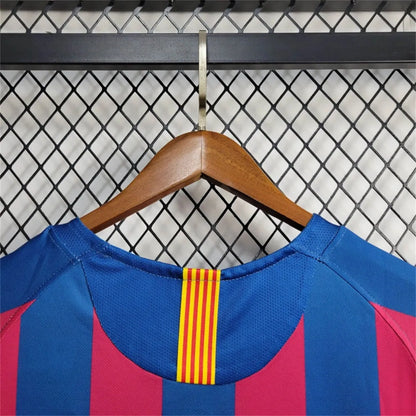 Retro Barcelona Jersey 2005-06 Home Football Kit Soccer Shirt