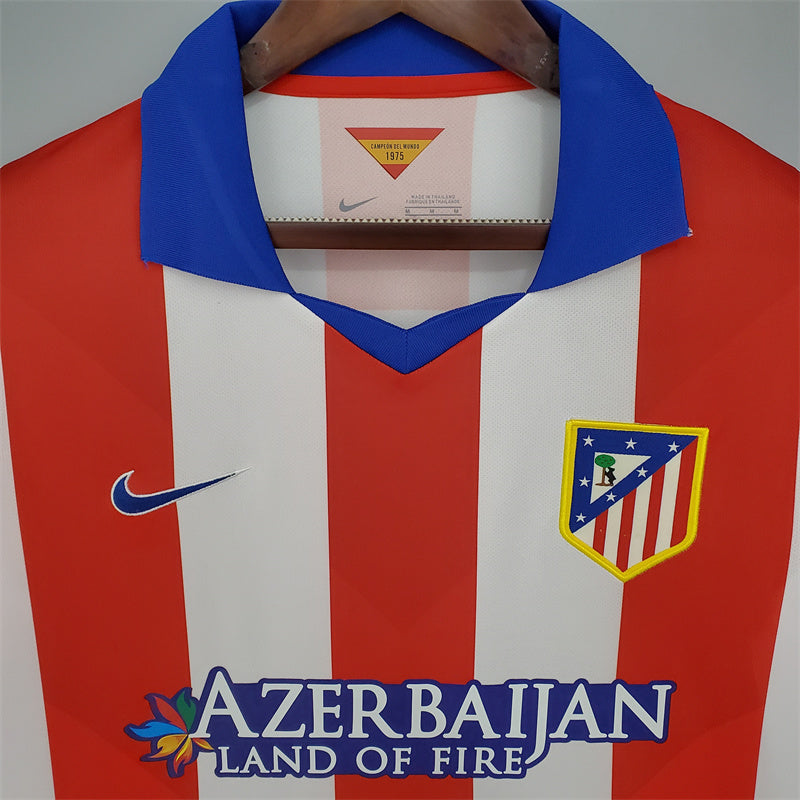Atletico Madrid Jersey Home Kit 2014/15 Retro Football Team Soccer Shirt