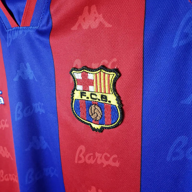 Barcelona Jersey Home Kit 1996/97 Retro