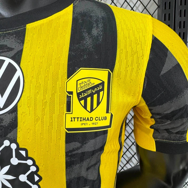 Player Version Al-ittihad Jeddah Jersey 25/26 Home Football Kit Soccer Jersey