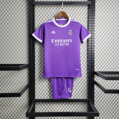Retro Real Madrid Away Kit 16/17 Kids Football Jersey