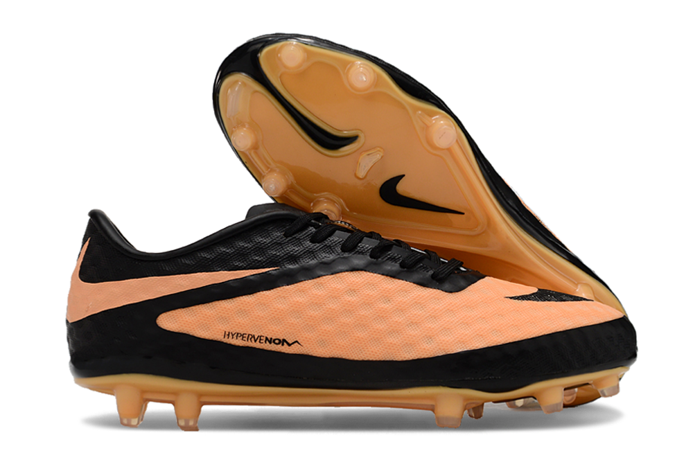 Nike Hypervenom Phantom Elite Cleats Orange and Black #4
