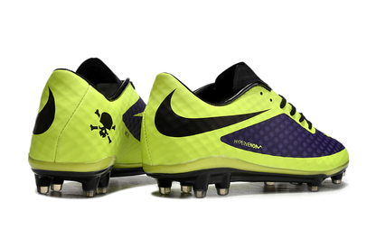 Nike Hypervenom Phantom Elite Cleats Neon and Blue #5