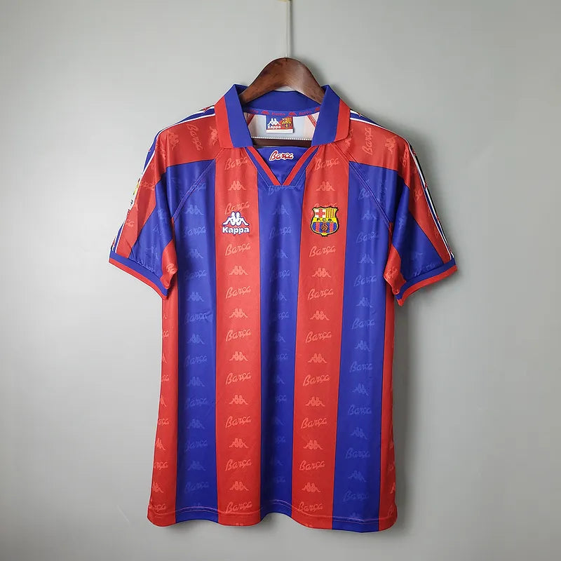 Barcelona Jersey Home Kit 1996/97 Retro