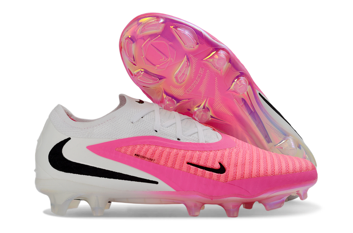 Nike Phantom GX Elite Cleats Pink and White #1