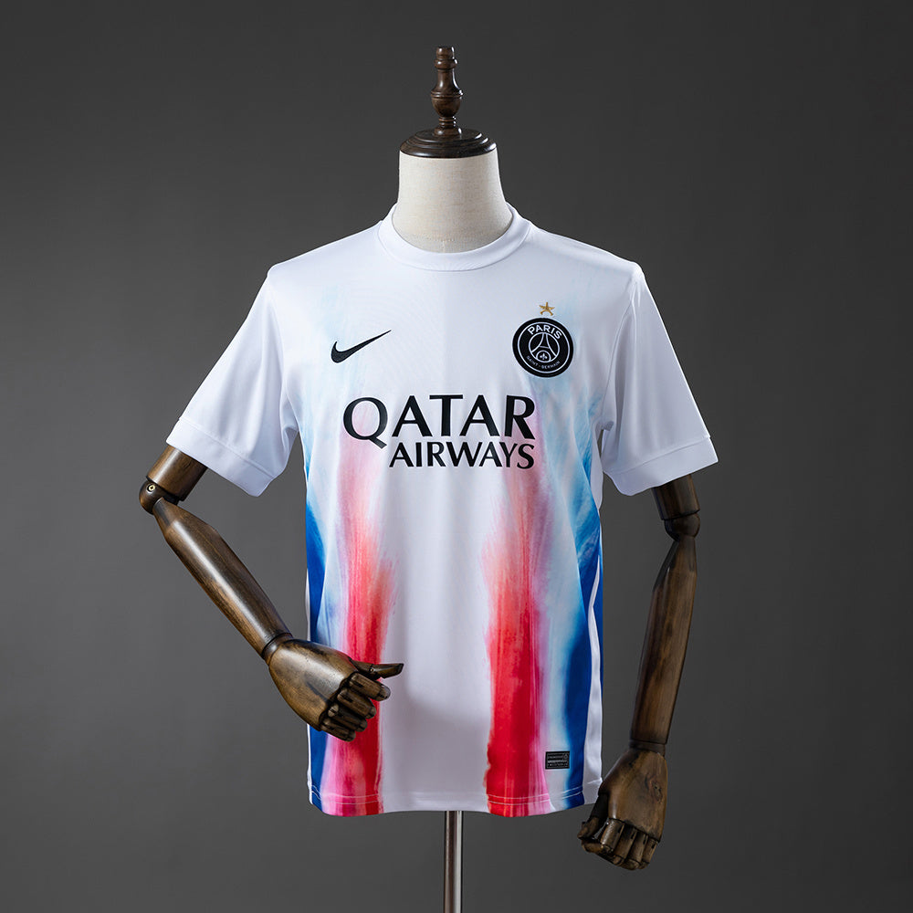 PSG White Jersey 25/26 Pre-match Football Kit Soccer Jersey