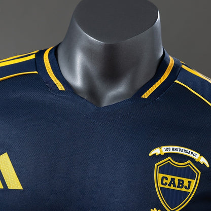 Player Version Boca Juniors Jersey 25/26 Home Long Sleeves Football Kit Player Version