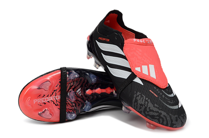 Predator Elite Cleats With Tongue Black and Red #16