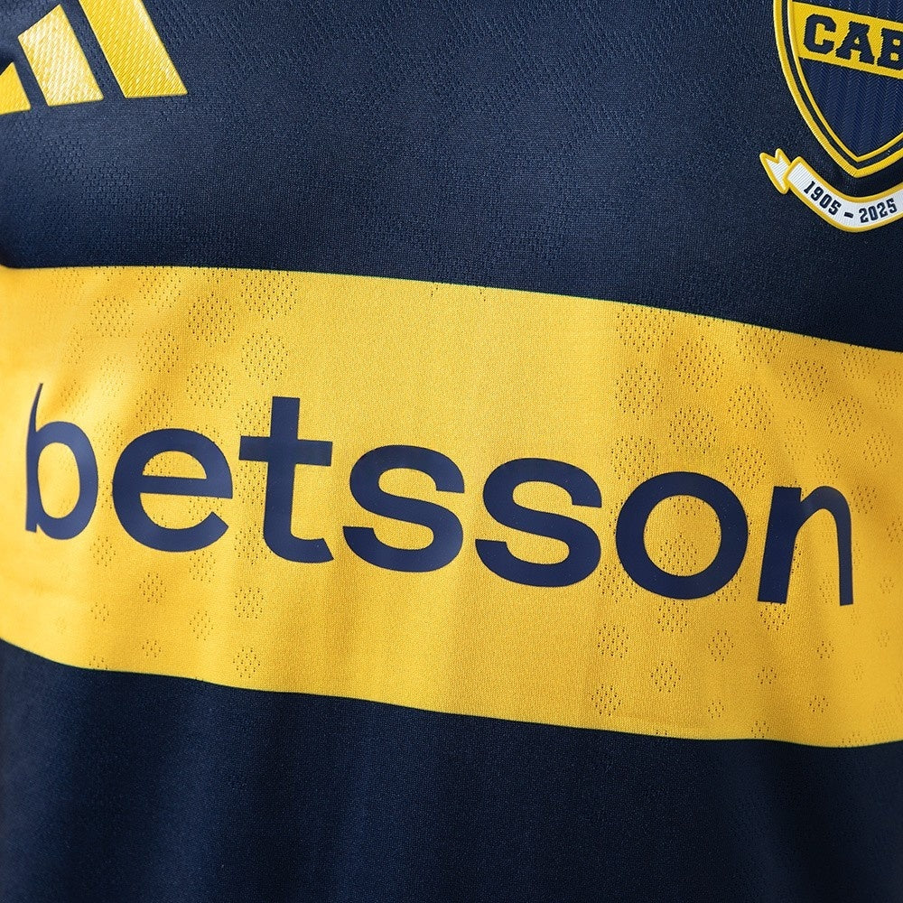 Player Version Boca Juniors Jersey 25/26 Home Long Sleeves Football Kit Player Version