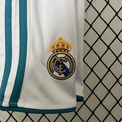 Retro Kids Real Madrid Home Jersey 17/18
