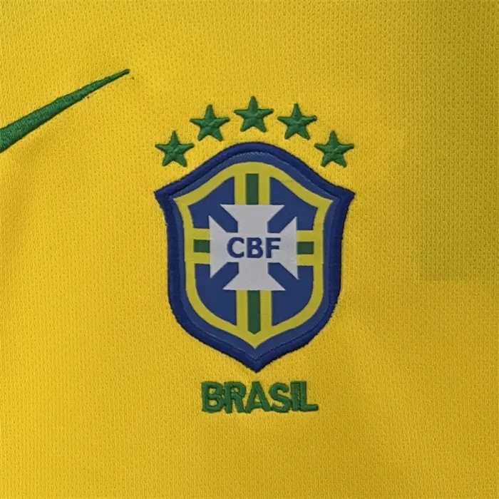 Retro Kids Brazil Home Jersey 2004