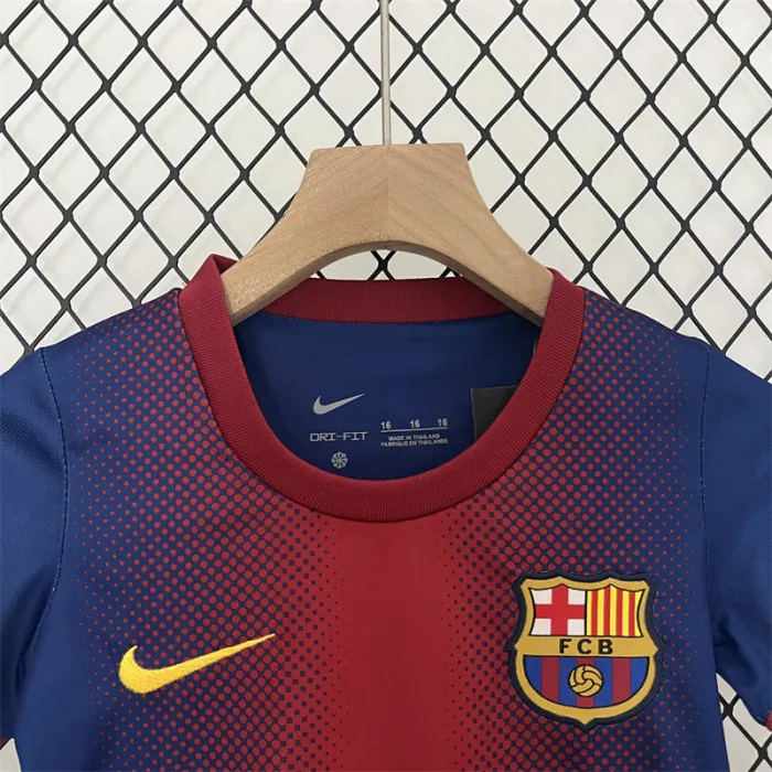Retro Kids Barcelona Home Jersey 12/13