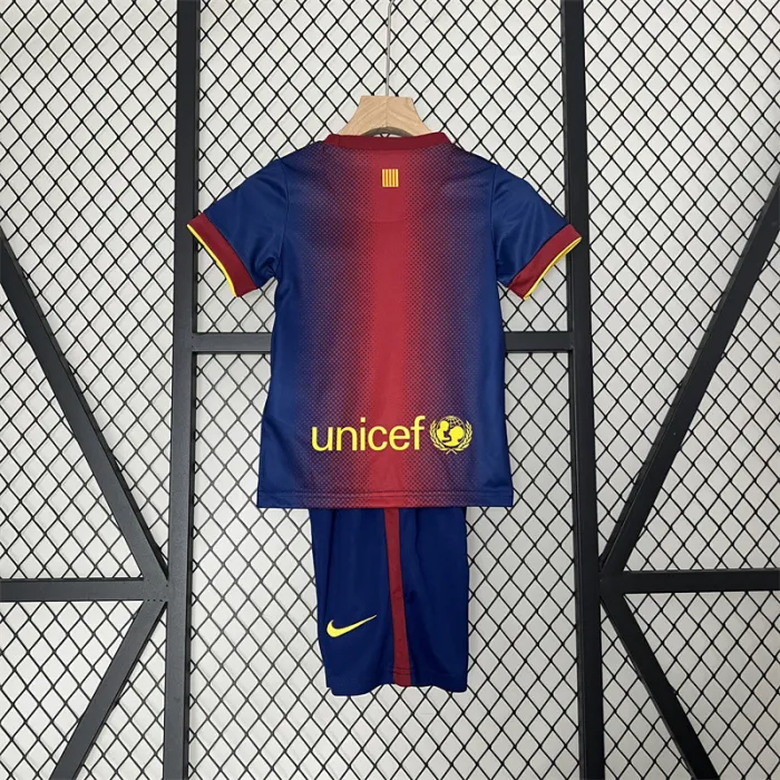 Retro Kids Barcelona Home Jersey 12/13