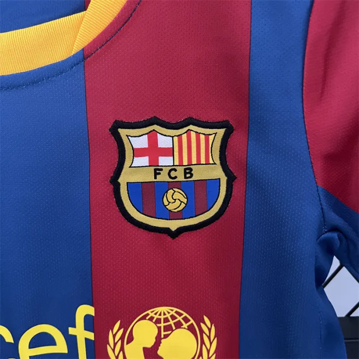 Retro Kids Barcelona Home Jersey 10/11