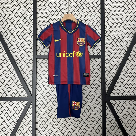 Retro Kids Barcelona Home Jersey 09/10