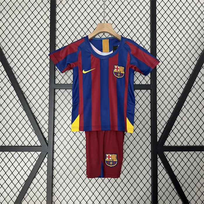 Retro Kids Barcelona Home Jersey 05/06