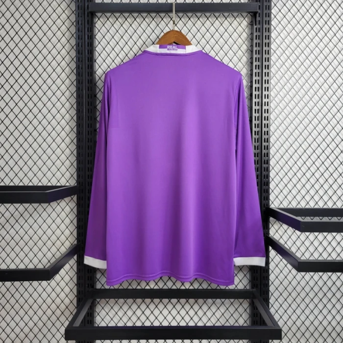 Real Madrid Jersey Third Kit 16/17 Retro Long Sleeves