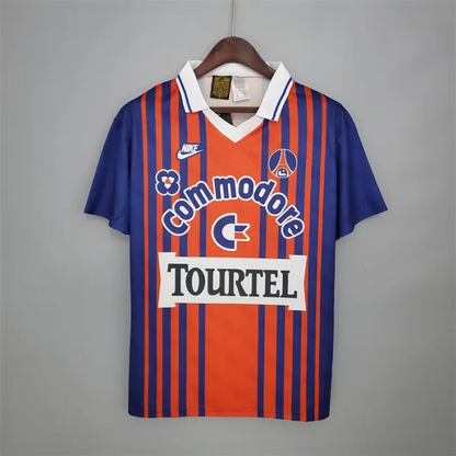 Paris PSG Jersey Home Kit 1992/93 Retro Football Team Soccer Shirt