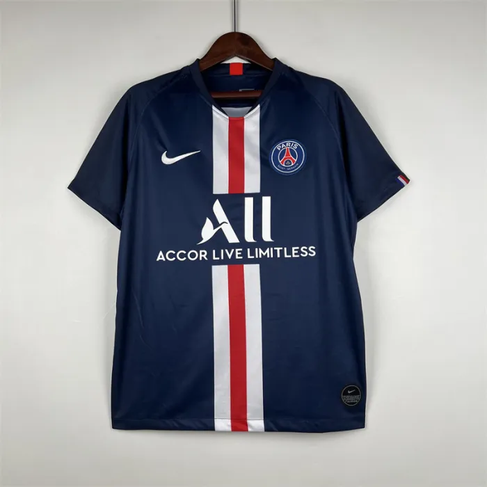 Paris PSG Jersey Home Kit 2019/20 Retro Football Team Soccer Shirt