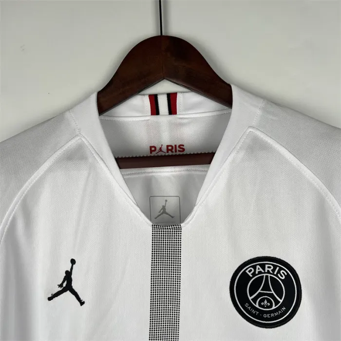 Paris PSG Jersey Away Kit 2018/19 Retro Long Sleeves Football Team Soccer Shirt