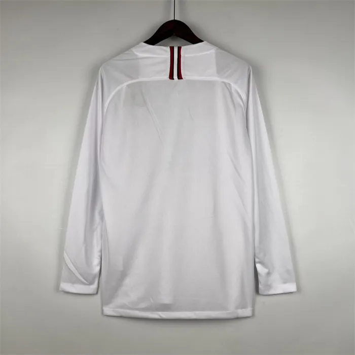 Paris PSG Jersey Away Kit 2018/19 Retro Long Sleeves Football Team Soccer Shirt