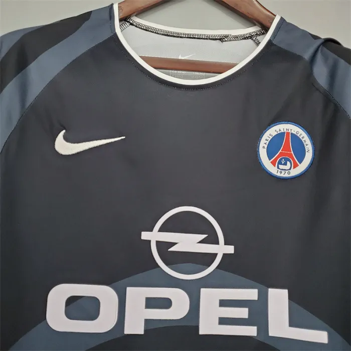 Paris PSG Jersey Third Kit 2001/02 Retro Football Team Soccer Shirt