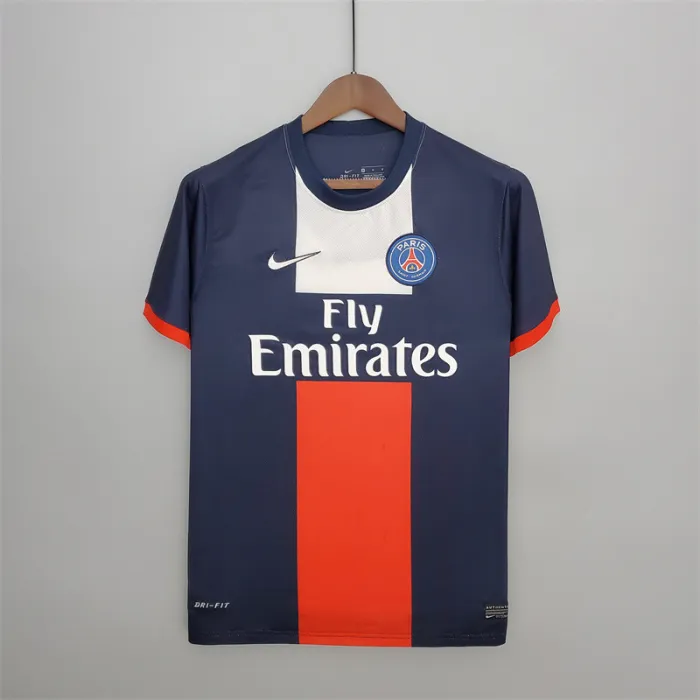 Paris PSG Jersey Home Kit 2013/14 Retro Football Team Soccer Shirt