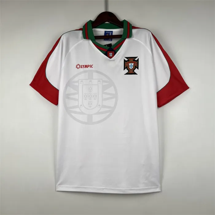 Portugal Jersey Away Kit 1996 Retro Football Team Soccer Shirt
