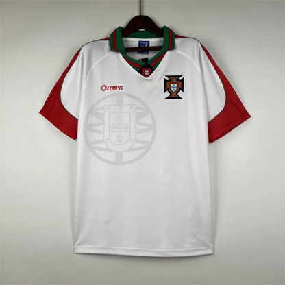 Portugal Jersey Away Kit 1996 Retro Football Team Soccer Shirt
