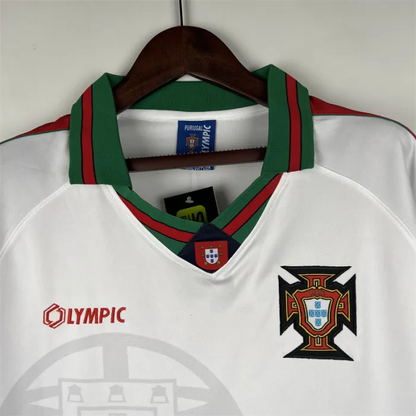 Portugal Jersey Away Kit 1996 Retro Football Team Soccer Shirt