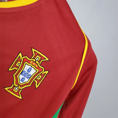 Portugal Jersey Home Kit 2002 Retro Football Team Soccer Shirt