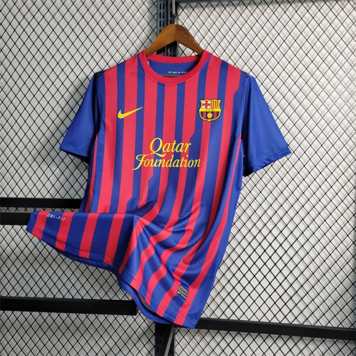 Barcelona Jersey Home Kit 2011 2012 Retro