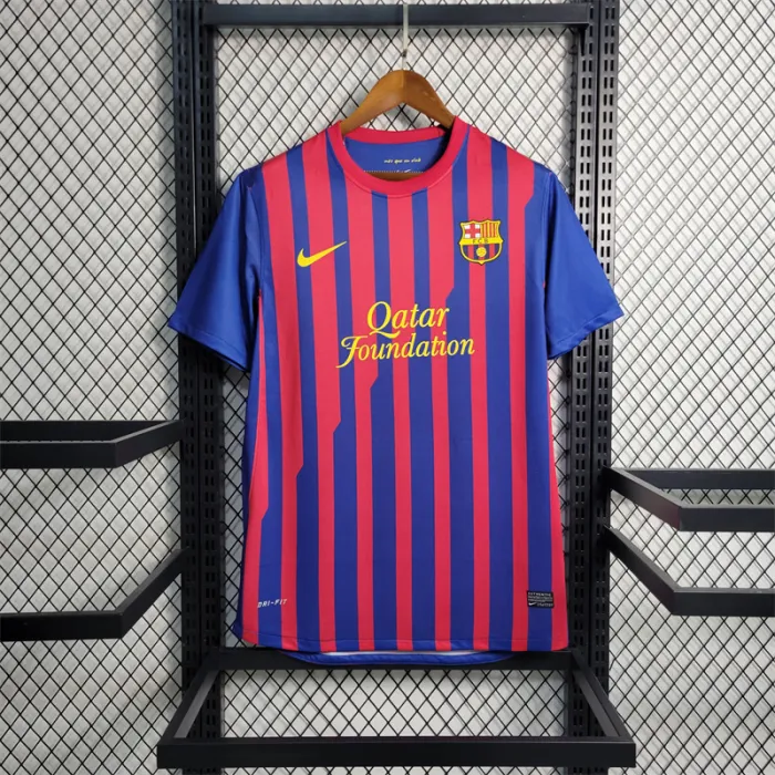 Barcelona Jersey Home Kit 2011 2012 Retro