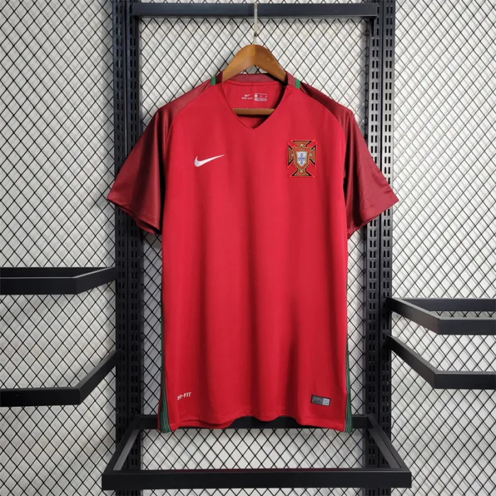 Portugal Jersey Home Kit 2016 Retro