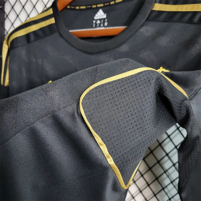 Real Madrid Jersey Away Kit 2011 2012 Retro Long Sleeves
