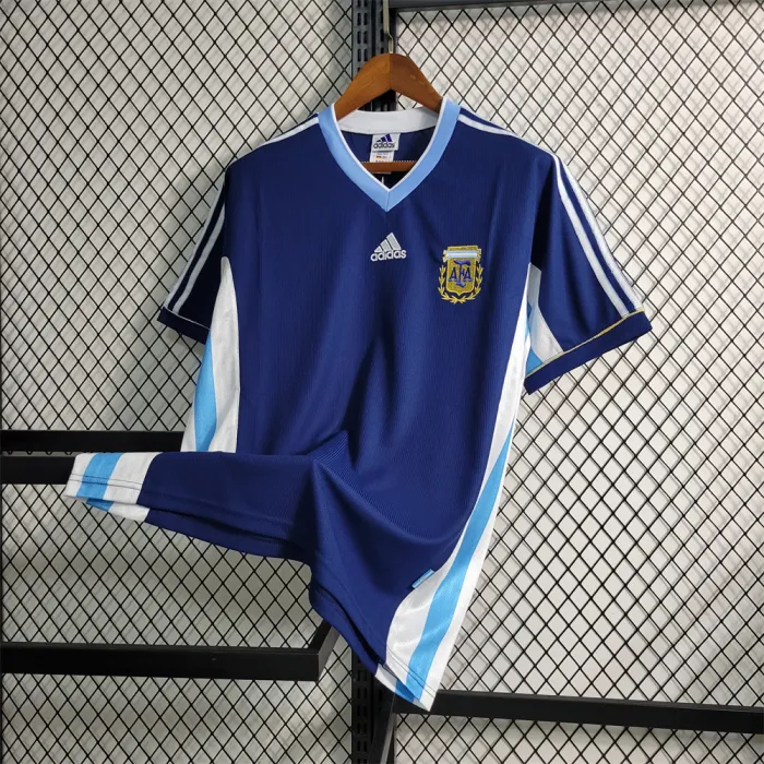 Argentina Jersey Away Kit 1998 Retro