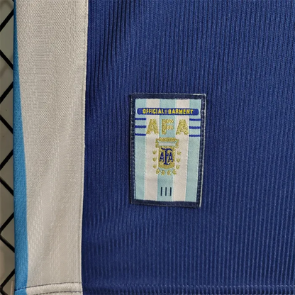 Argentina Jersey Away Kit 1998 Retro