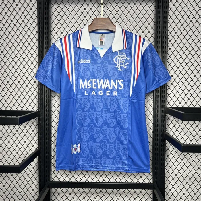Retro Rangers Home Kit 1996 1997 Football Jersey