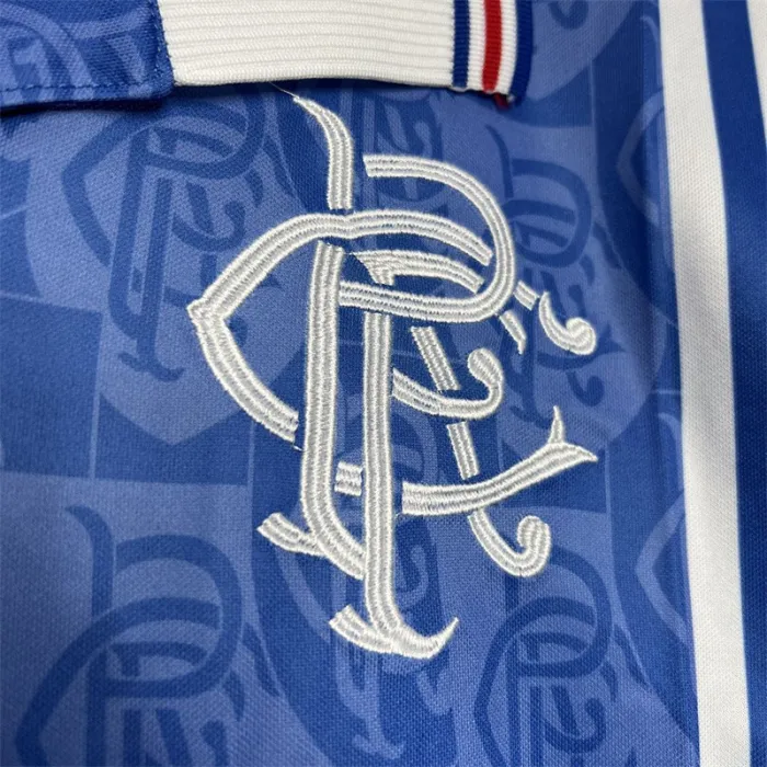 Retro Rangers Home Kit 1996 1997 Football Jersey