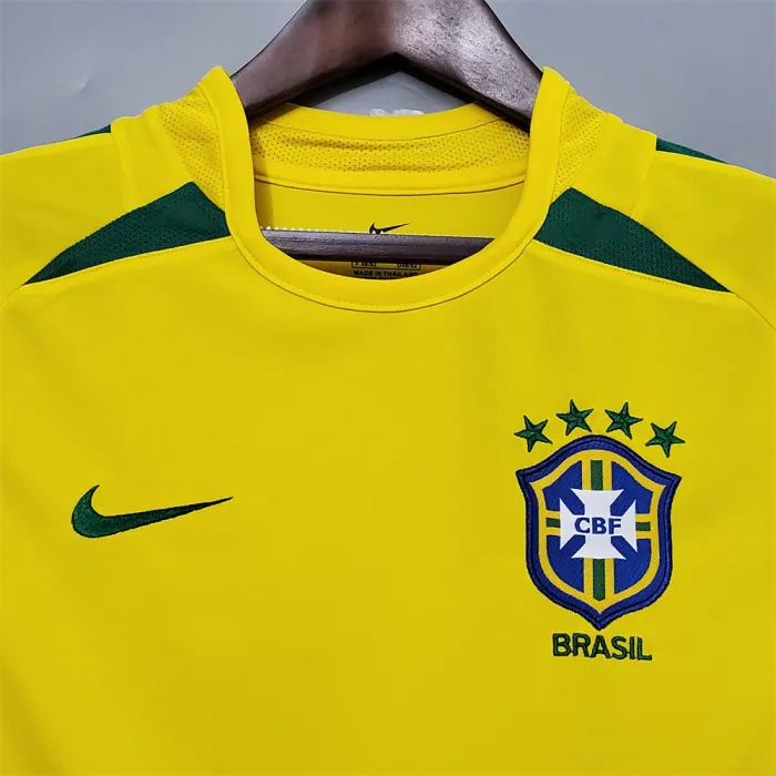 Brazil Jersey Home Kit 2002 Retro